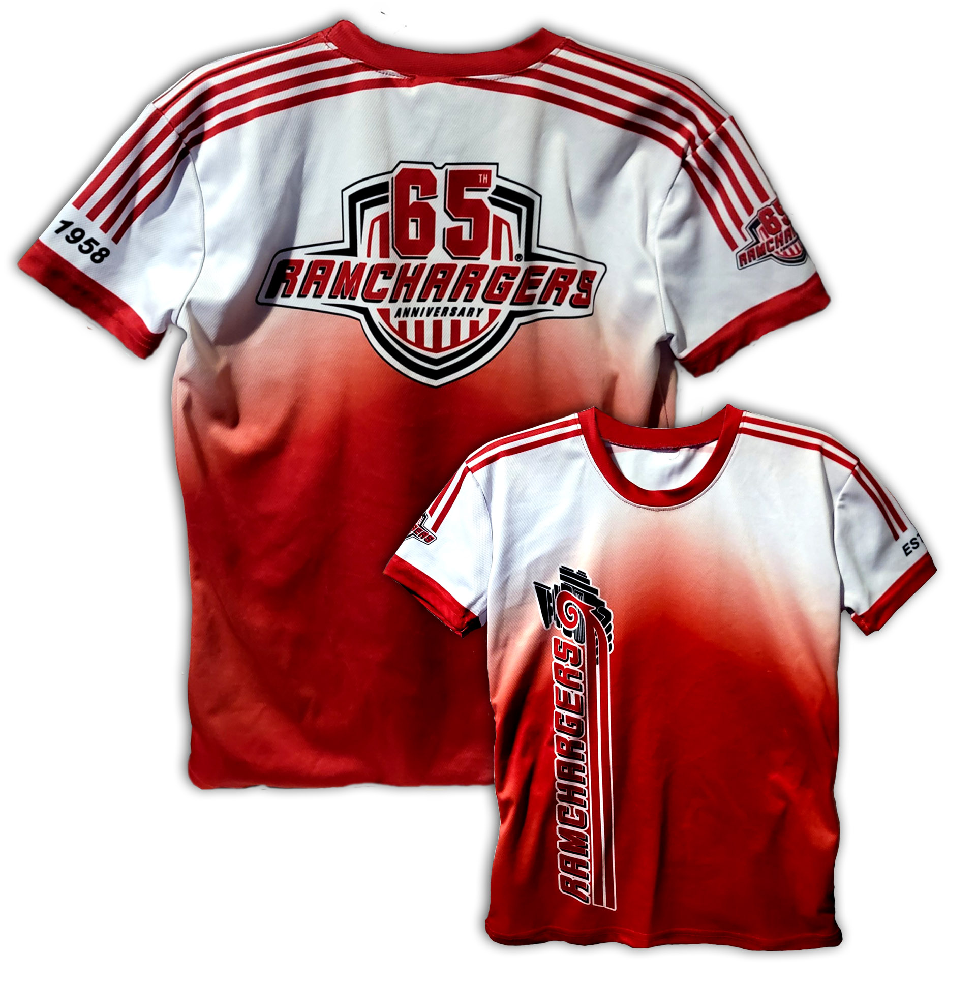 65th Anniversary Red & White Jersey